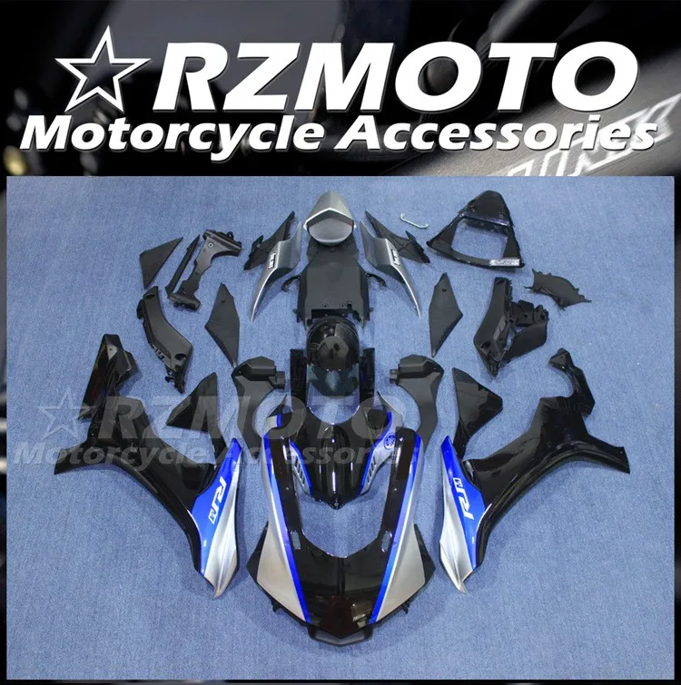 

Новый комплект обтекателей из АБС-пластика, подходит для YAMAHA YZF - R1 R1m 2015 2016 2017 2018 2019 15 16 17 18 19, комплект кузова + серебряная Крышка Резервуара