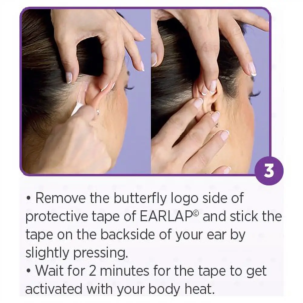 protruding or prominent ear aesthetic corrector concealer adhesive tapes easy and effective use harmless to skin cleaner new product free global sh