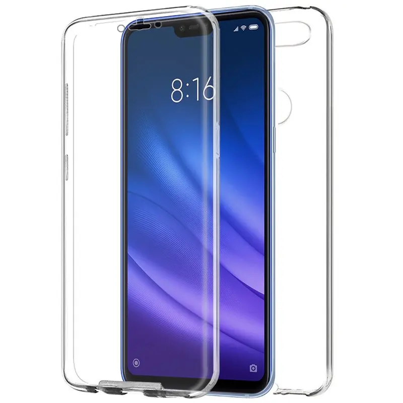 Силиконовый чехол Xiaomi Mi8 Lite с полной защитой 360|Сумки для телефона| |