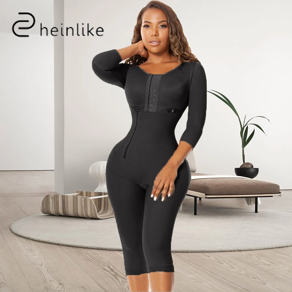 Women's Corset Post-operative BBL With Bra High Compression Strong Control Full Body Shapers Skims Shapewear Fajas Colombianas