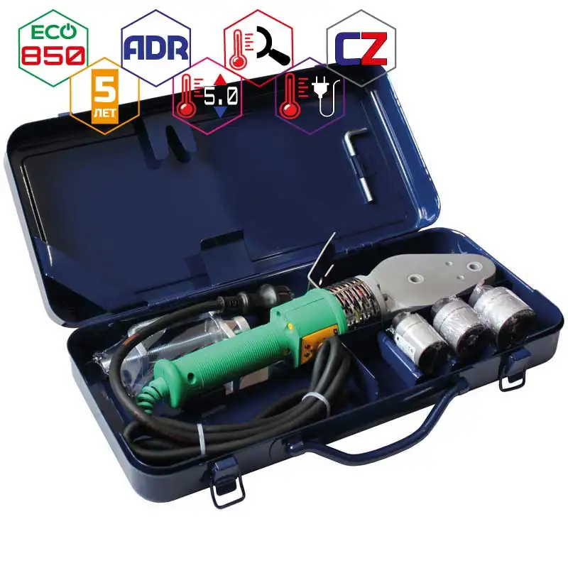 P-1a 850 W MINI black комплект для сварки пластиковых труб Dytron 03422 | Инструменты