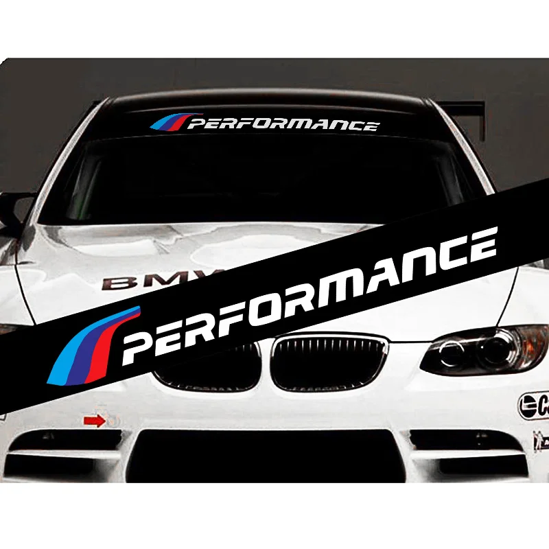

For E39 F10 E60 E90 E36 F20 M3 X6 M E92 X3 X1 X5 E30 E46 E91 E53 E87 M5 Car Stickers Front Rear Windshield Tuning Accessories