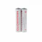 Батарейка MINAMOTO, 1.5 В Щелочная (алкалиновая) батарейка LR03  (AAА, 286 батарейки мизинчиковые) 2 шт. в  упаковке