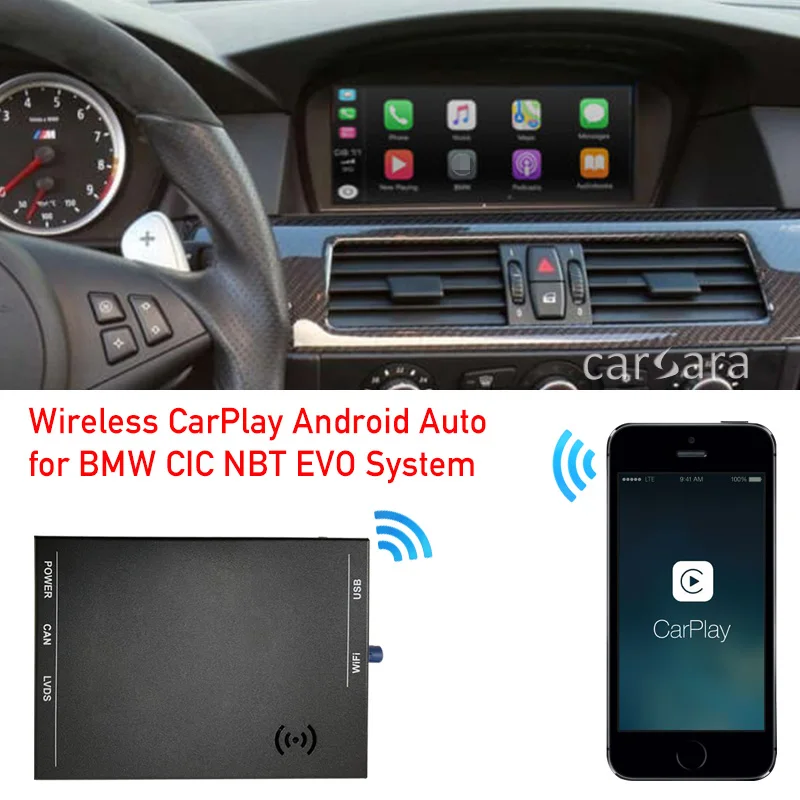 

BMW Apple CarPlay adapter retrofit for 1 2 3 4 5 6 7 series E60 E70 E71 E81 E84 E90 F10 F20 F30 F07 F10 F11 F07 F01 X1 X3 X5 X6