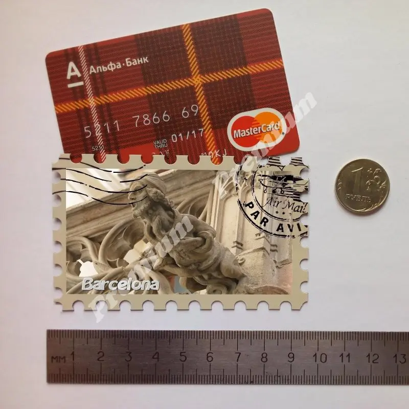 Барселона Испания Сувенирный магнит