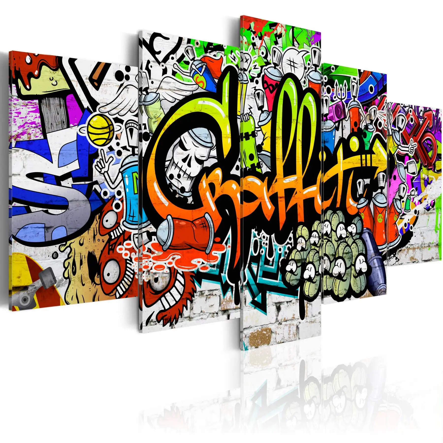 Picture-Graffiti artistic-100x50 cm | Дом и сад