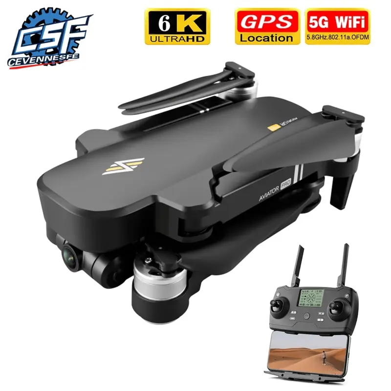 

8811 Pro Drone 6k HD Mechanical Gimbal Camera 5G Wifi Gps System Supports 32G TF Card Drones Distance 2km Flight 28 Min# NEW