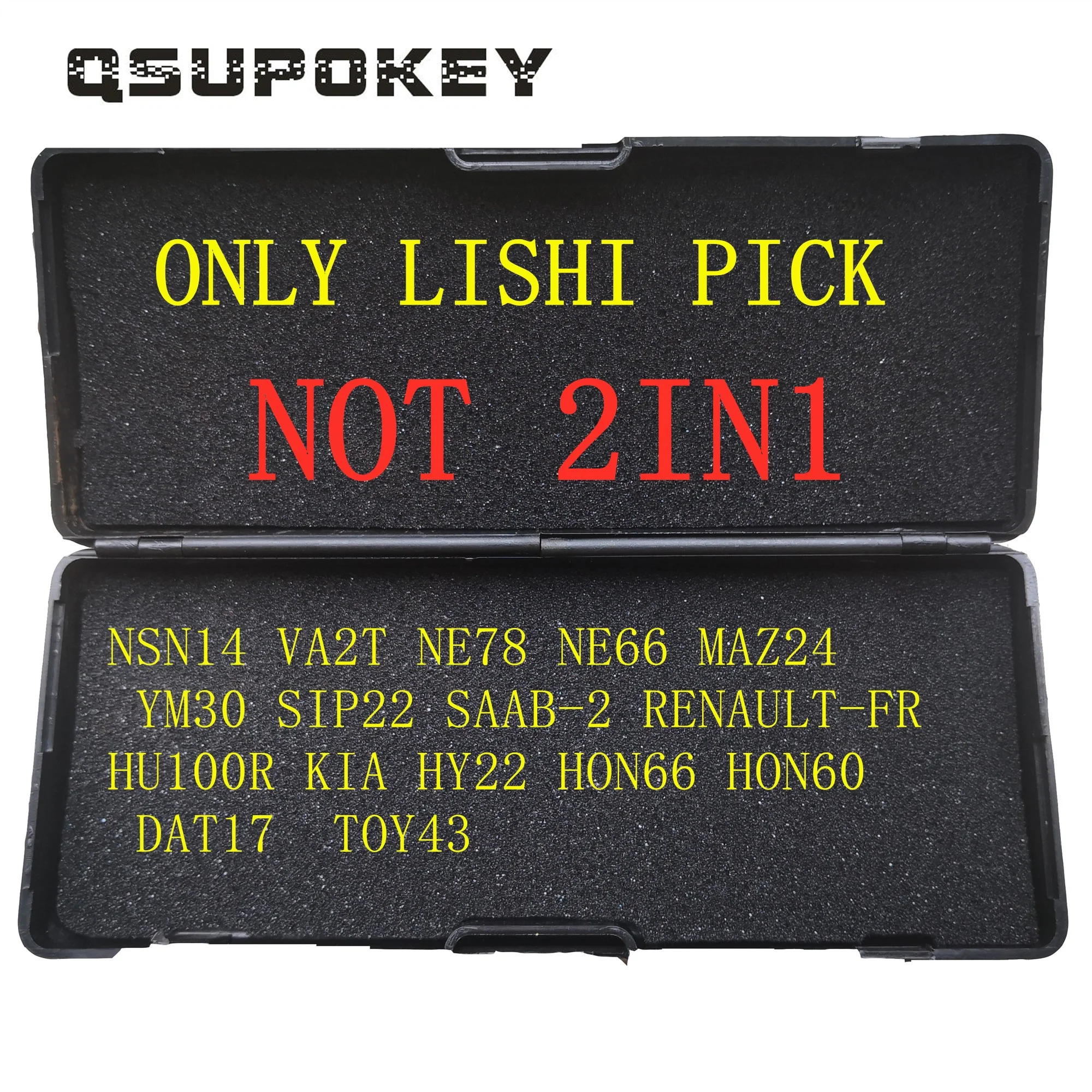 

QSUPOKEY Genuine LiShi repair Tool Locksmith Tools VA2T NE78 NE66 MAZ24 SIP22 RENAULT HU100 HU66 for Car/Auto(not 2in1)