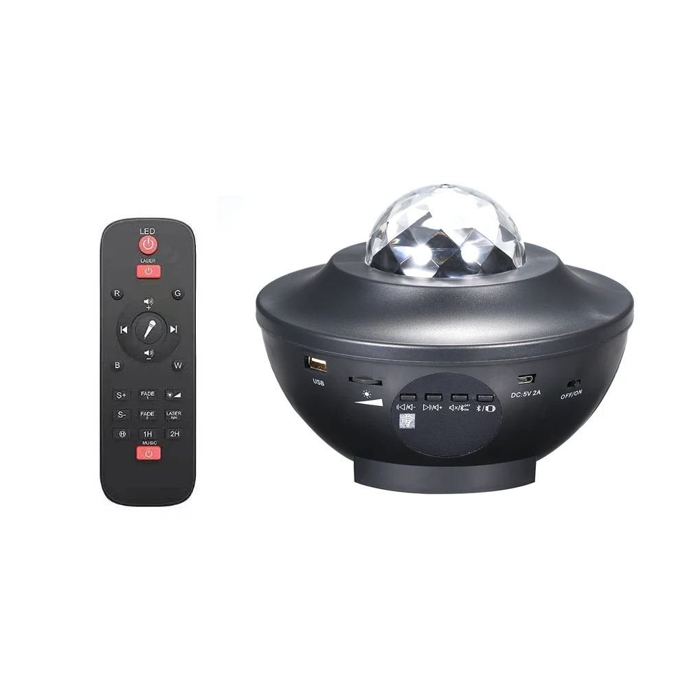 

AC110-220V 6W Starry Music Projector Sound party lights Projector RGBW Stage Effect Lamp Christmas Music disco ball Party Lights
