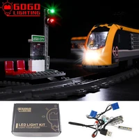 gogolighting brand led light up kit for lego 60197 for pin 15003 for passenger train blocks lamp set toysonly light no model