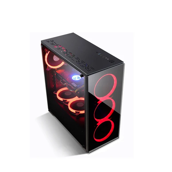 new system unit gaming pc assembled Core i5 i7  dual cpu Wi10 SSD HDD OEM ODM cheap price high quality gamer desktop computer PC