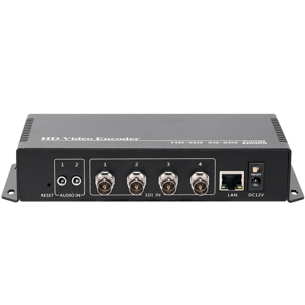 4 Каналы HEVC H.265 H.264 SD HD 3G SDI для IP потокового видео в реальном времени кодер