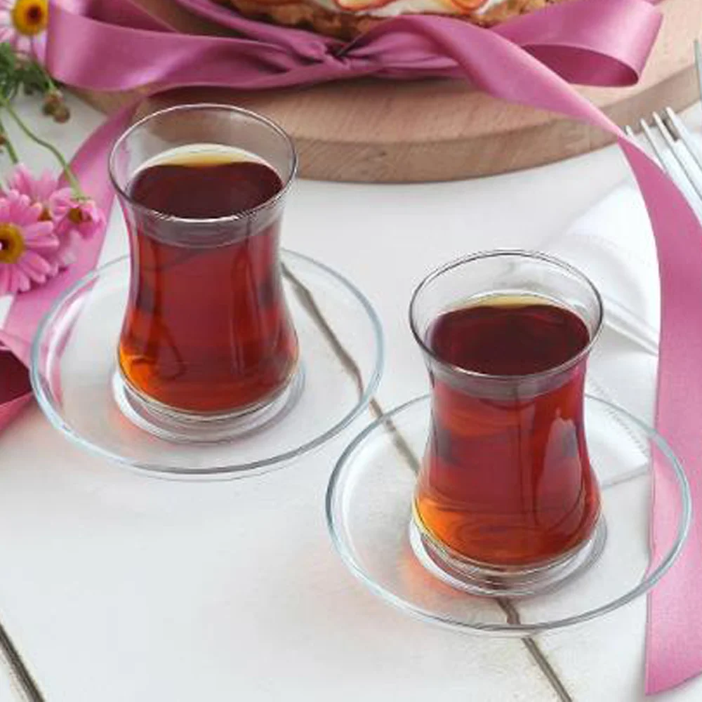 6 шт. стеклянная чашка кружка кружки стеклянные кофейные чашки чайная набор 45 куб.
