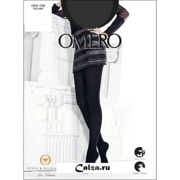 Женские колготки и чулки OMERO GEA 100 CASHMERE Размер 2 S Цвет Nero|Колготки| |