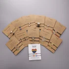 2 шт.компл. счастливое желаемое фото для женщин, дружба, вулканический камень, ручная работа, веревка, амулетные браслеты, бусины, браслеты, ювелирные изделия