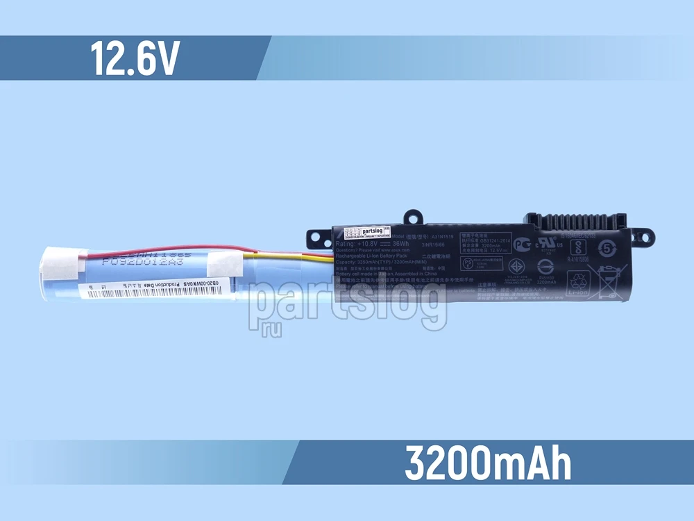 Asus X540L Аккумулятор 12.6V 3200mAh|Аккумуляторы для ноутбуков| |