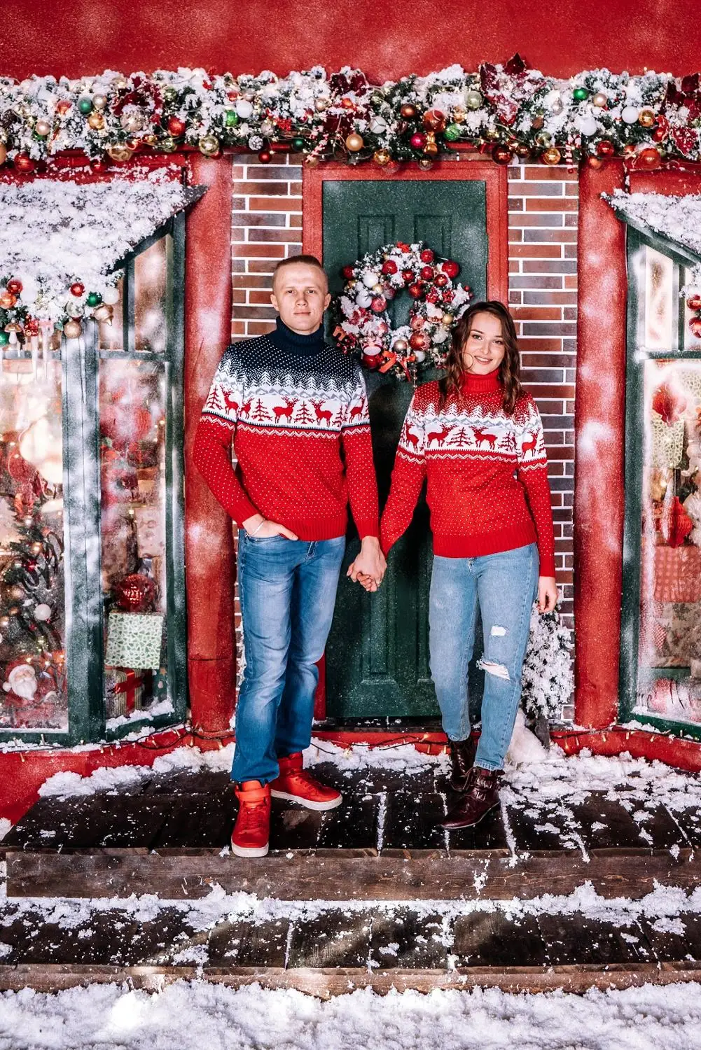 Новогодний свитер унисекс женский мужской подарок новый год sweater new year christmas