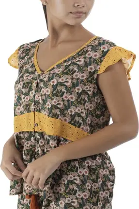 

BM-100 % Viscose Forest Bluz