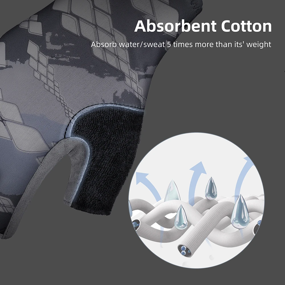 RUNCL UPF50+ Sports Fishing Gloves Breathable Sun Protection Fingerless Sports Gloves Use for Outdoor Kayaking Tackle