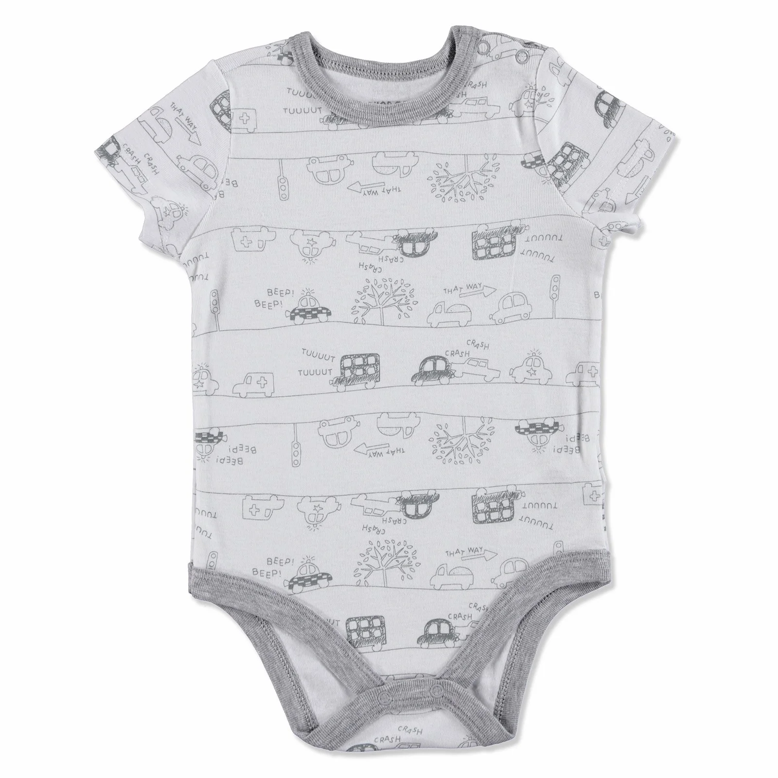 Боди с короткими рукавами и принтом ebebek HelloBaby Baby| |