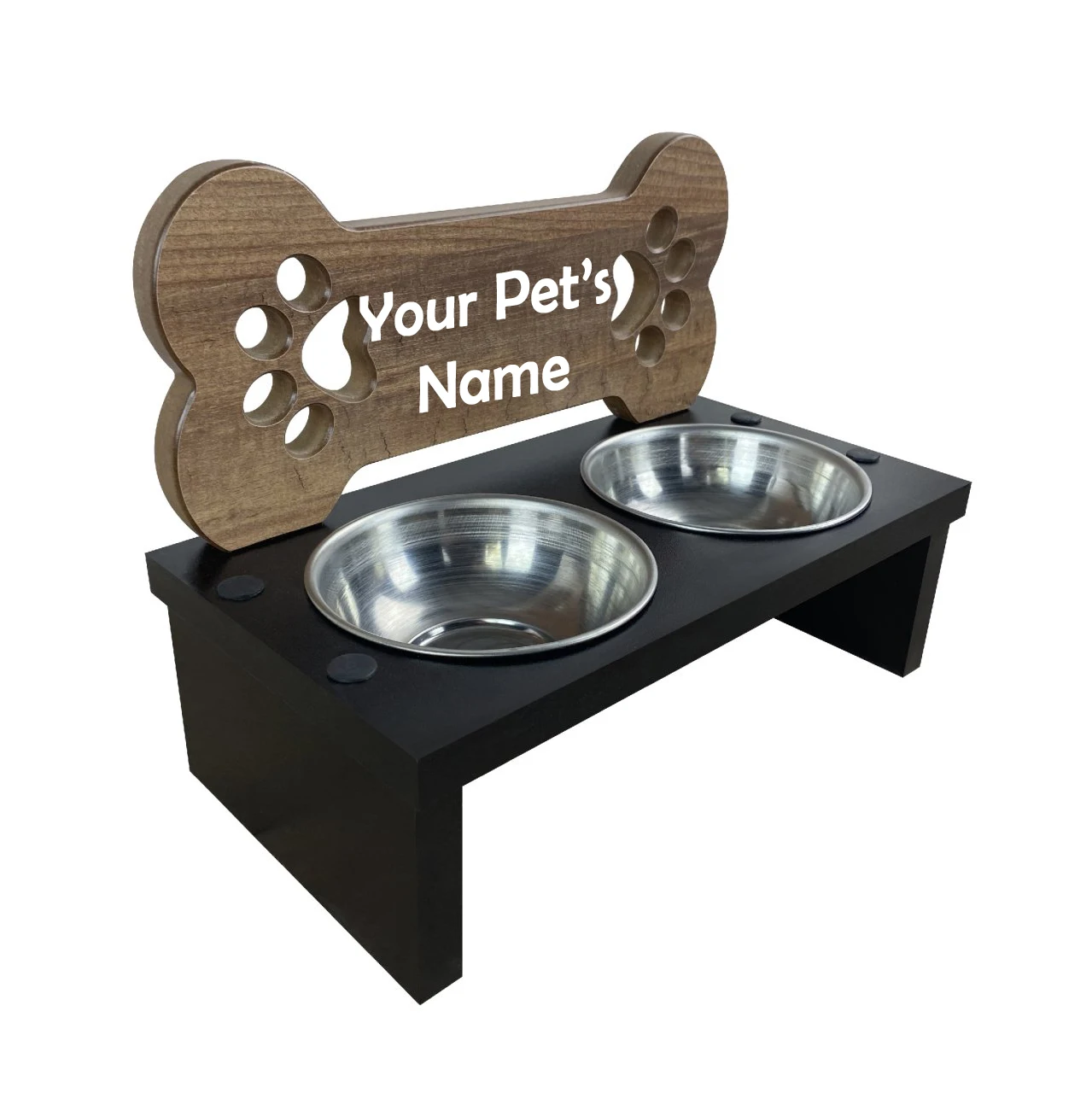 

Pet cat dog bowls feeder stand bone small steel double personalized black ciotola bol pour cuenco para mascotas миска для кошки