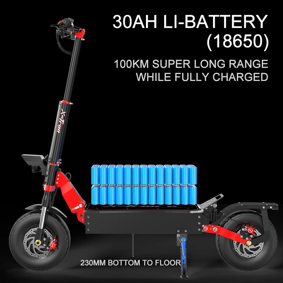 Online X-Tron X5 85 Km/h Kick Elektrische Roller 5600W 60V Dual Motor 13 Zoll Faltbare E Roller Erwachsene EU Lager