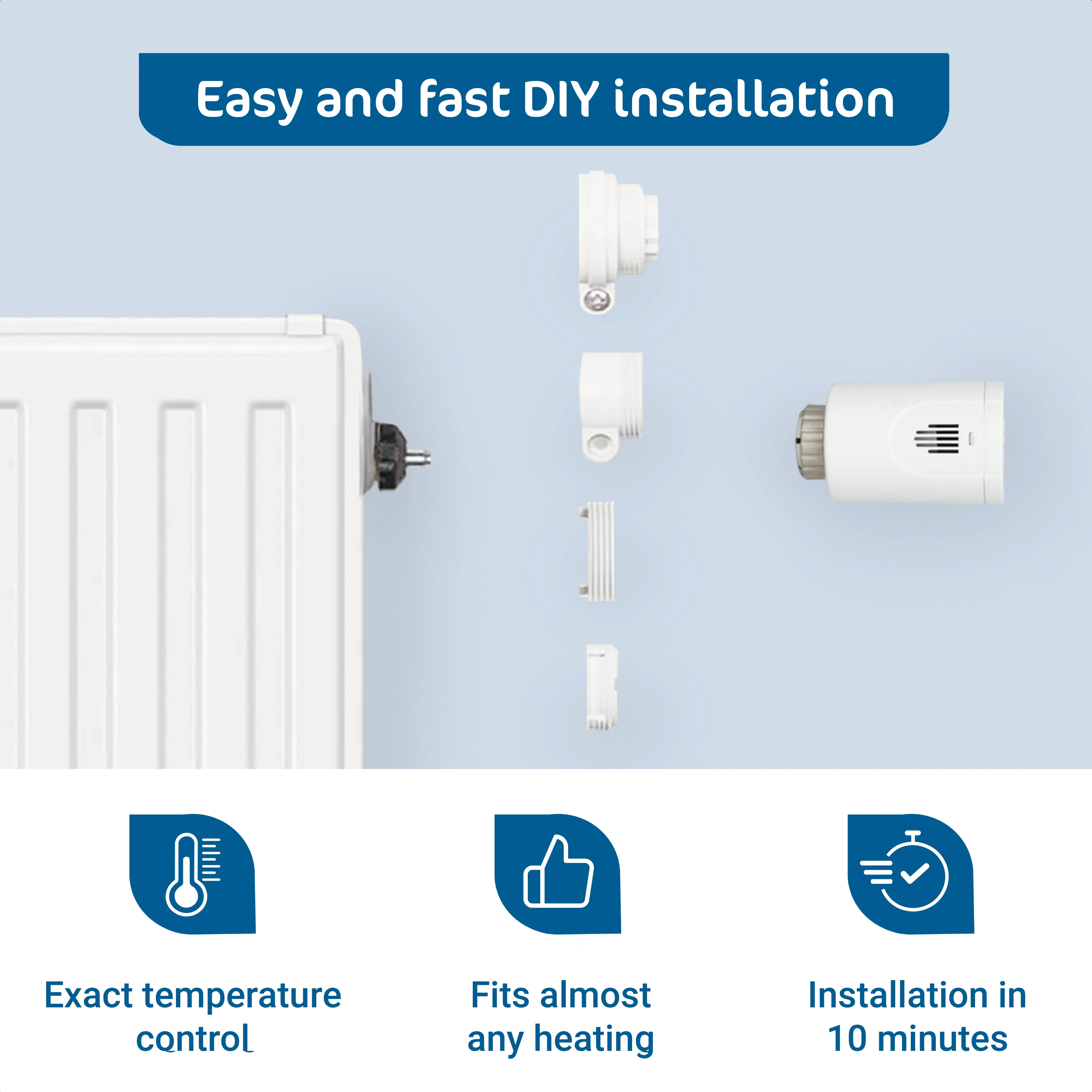 Привод клапана радиатора Tuya Zigbee умный регулятор температуры термостатический Wi