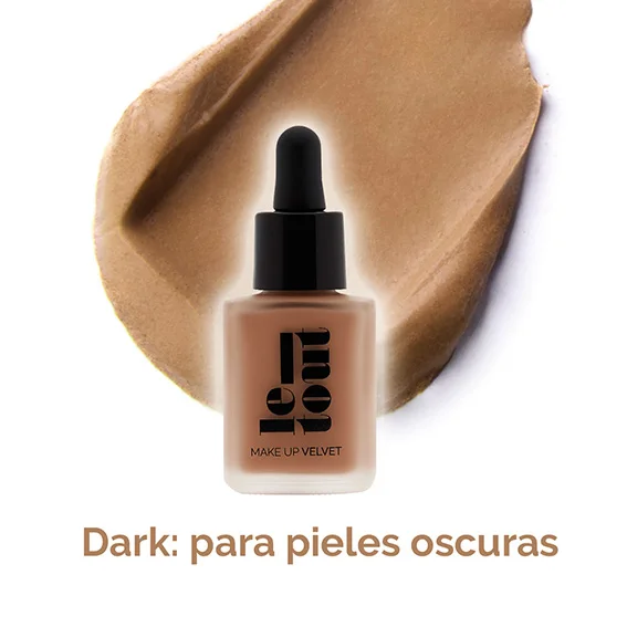 Мерная бархатная Жидкая основа для макияжа матовая 30 мл натуральный макияж