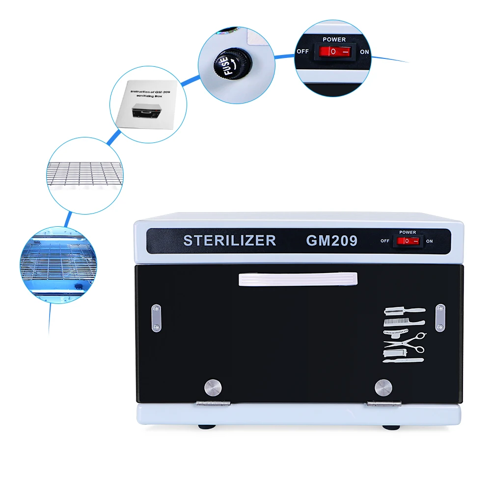 

USA Stock Professional UV Sterilizer Disinfection Cabinet LED Light Photon Machine
