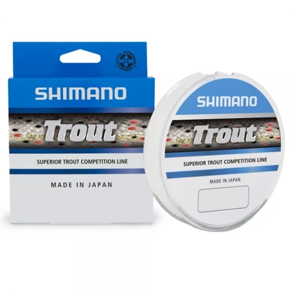 Леска SHIMANO Trout 150м прозрачная 0.255мм 6.7кг | Спорт и развлечения