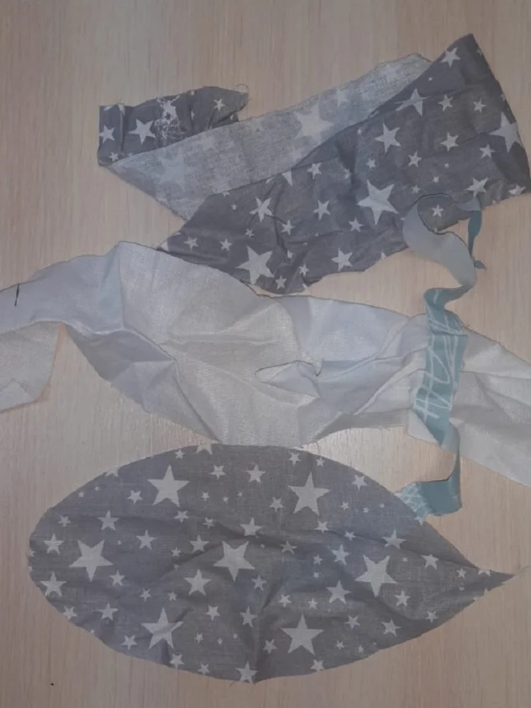 Кусочки ткани для рукоделия игрушек поделок остающиеся после производства