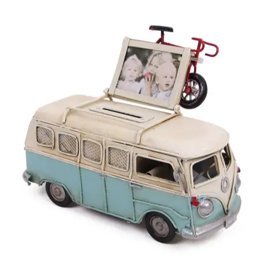 Античный Декор металлический винтажный микроавтобус Ностальгический