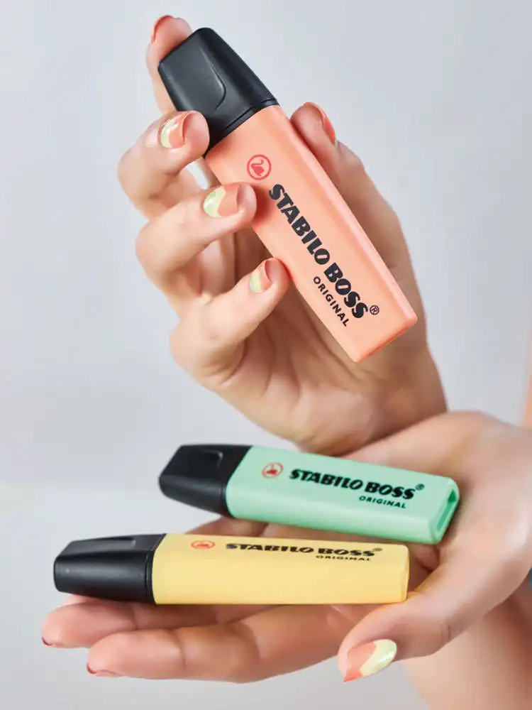 Маркер текстовыделитель STABILO BOSS ORIGINAL Pastel набор 4/6/8 пастельных цветов|Маркеры| |