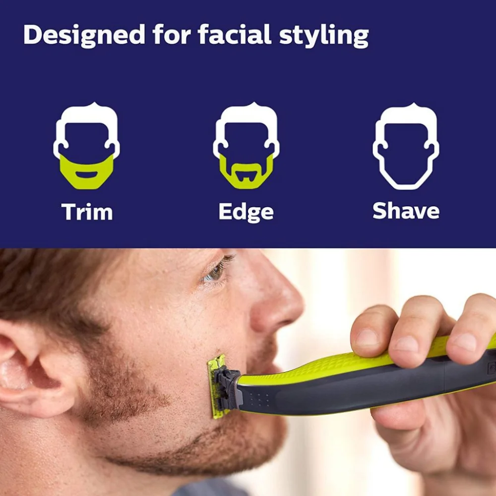 электробритва Philips OneBlade QP2520 бритва машинка для стрижки триммер мужчин