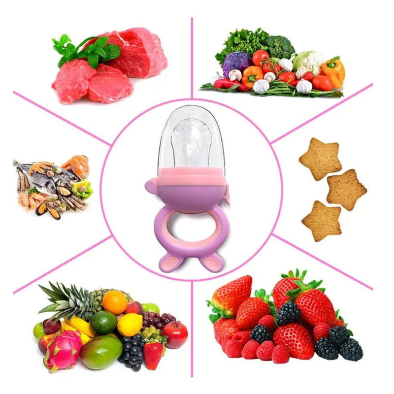 Ниблер для введения прикорма KUNDER соска-прорезыватель силиконовый | Мать и