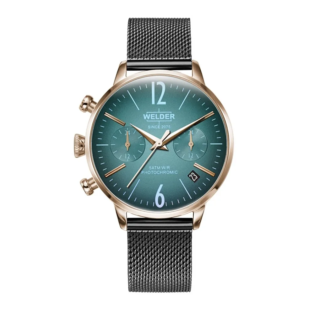 Reloj сварщик Moody mujer Breezy WWRC716 esfera lente fotocromatica correa malla milanesa|Женские наручные часы| |