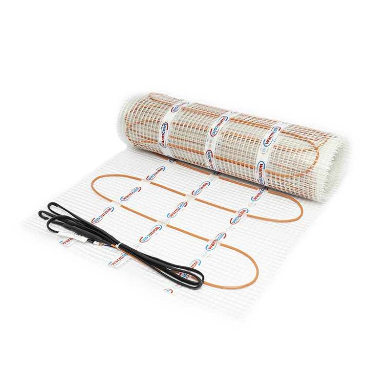 Теплый пол электрический WarmCoin ЭКО кабельный теплый нагревательный мат в стяжку