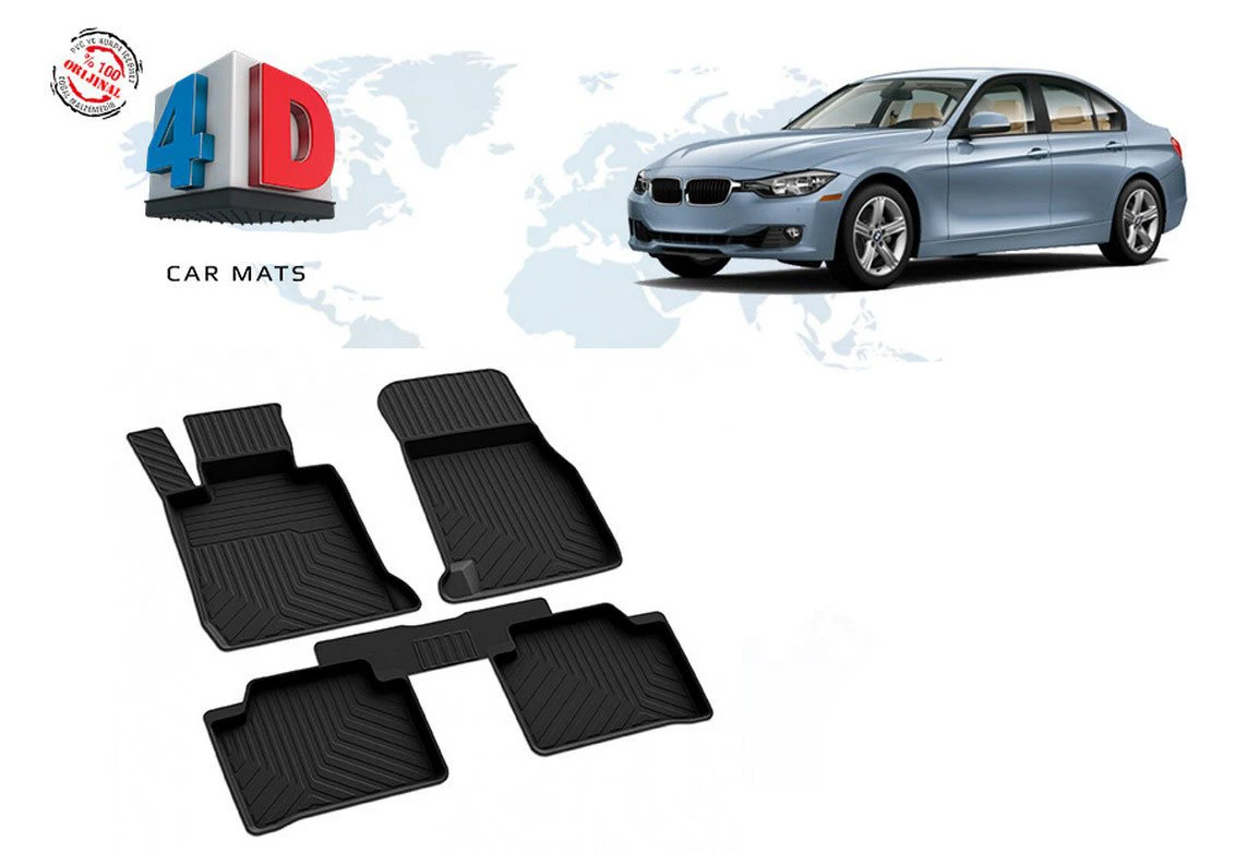 

Черный коврик для Bmw 3 серии F30 4D (2011-)