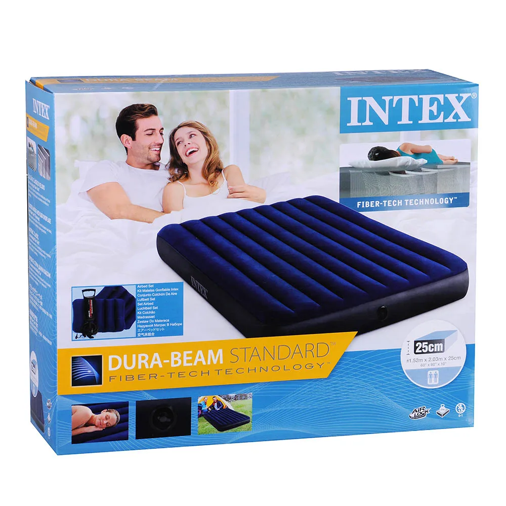 Надувная Кровать INTEX 2 шт. 1 52x2 03м x 25 см | Спорт и развлечения