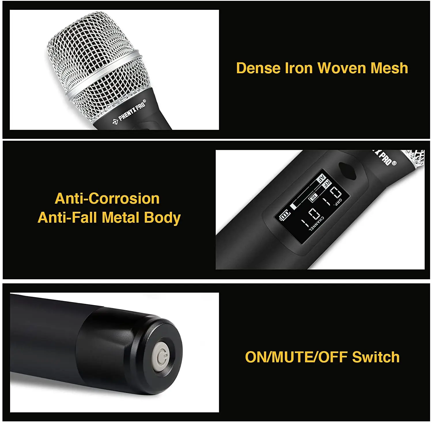 Беспроводная микрофонная система Phenyx Pro профессиональный беспроводной микрофон