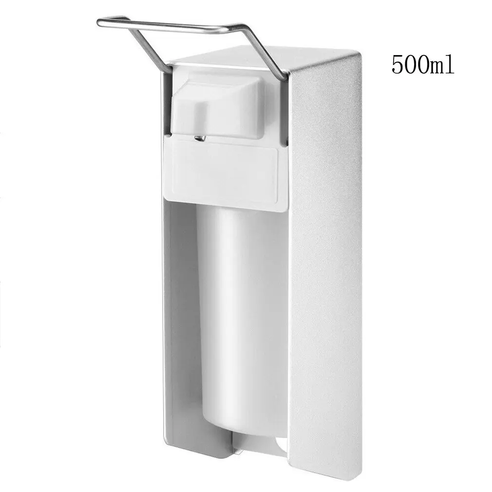 

Household Public Commercial Soap Dispenser Abs Elbow Push-Type Aluminum Alloy Wall-Mounted Soap Dispenser