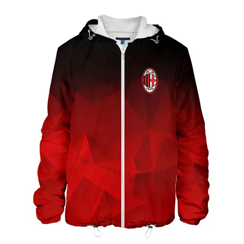Мужская куртка 3D AC MILAN | одежда
