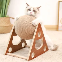 cat scratcher toys sisal rope claw sharpener cat scratching ball post interactive toys wear resistant toy pet furniture supplies
