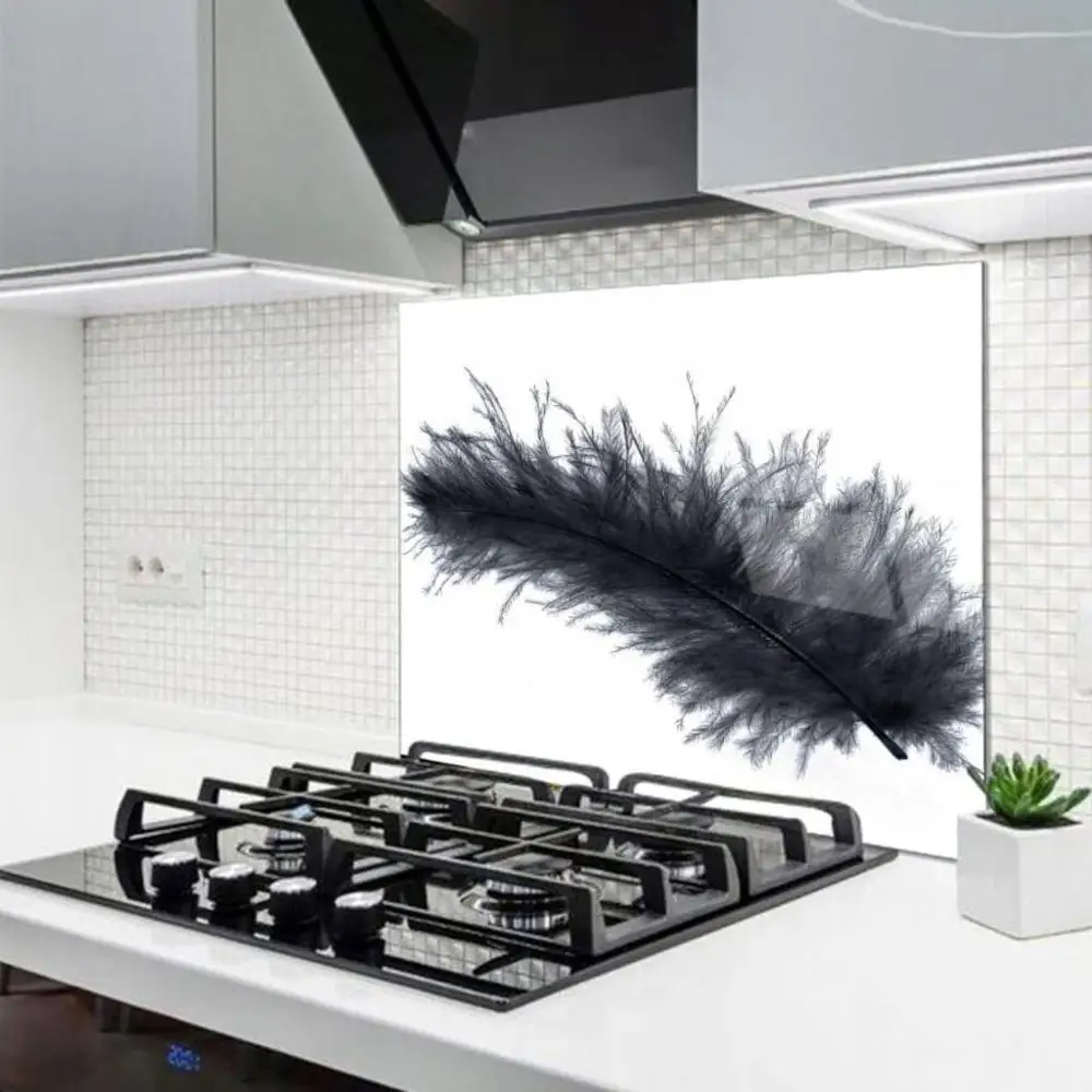 1 единица декоративное закаленное стекло Простота установки перчатки из