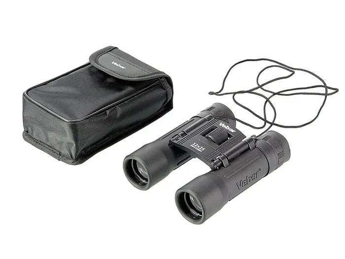 Light pocket binoculars Veber Sport BN 12x25 black free shipping Russia |
