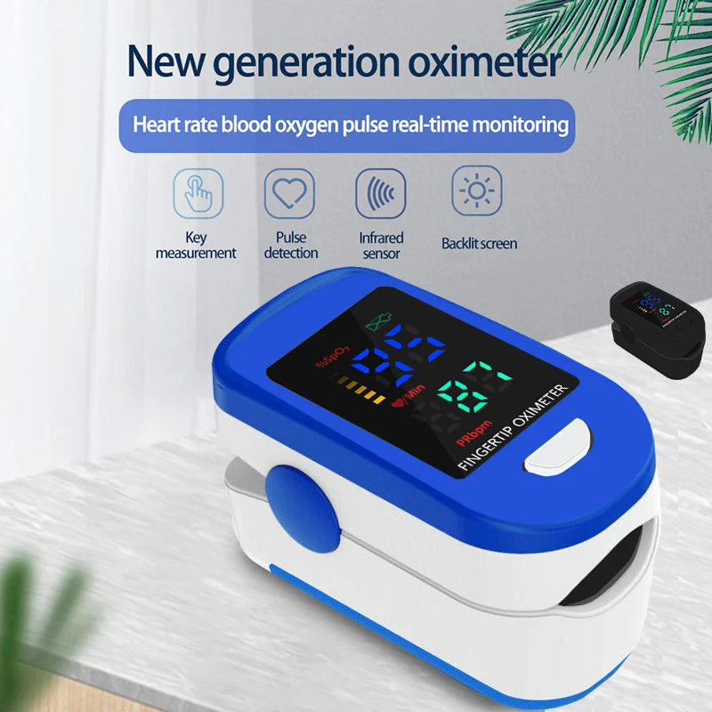 Бытовой Оксиметр крови прибор для определения насыщенности на аккумуляторах с OLED экраном зажимом пальца| |