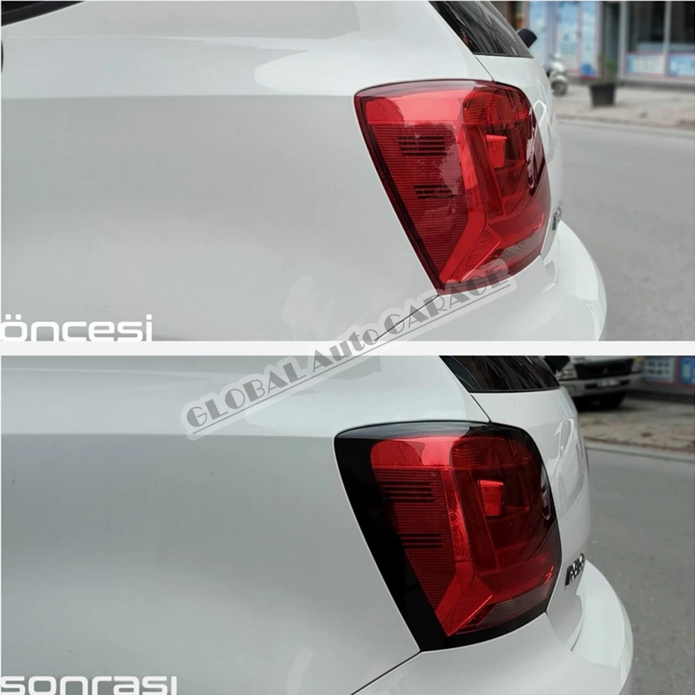 Наклейка на рамку стоп-сигнала для Volkswagen Polo Mk5 6r 6c наклейка заднего фонаря 2009-2017