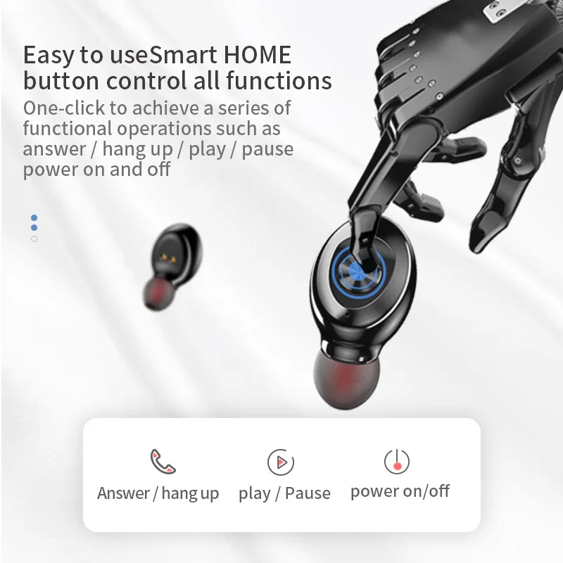VITOG Спортивные Беспроводные наушники IPX5 TWS Bluetooth 5 0 HiFi Стерео Игровые беспроводные