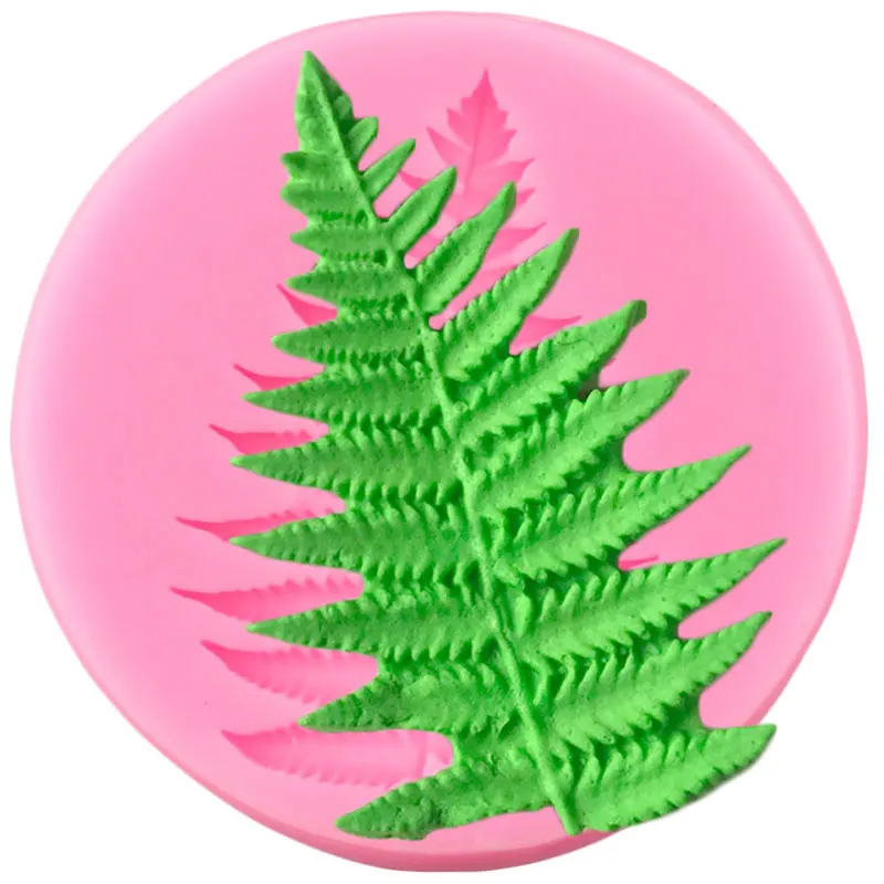 

Fern Leaves Silicone Mold Cupcake Topper Fondant Cake Decorating Tools DIY Party Candy Polymer Clay Chocolate Gumpaste Moulds