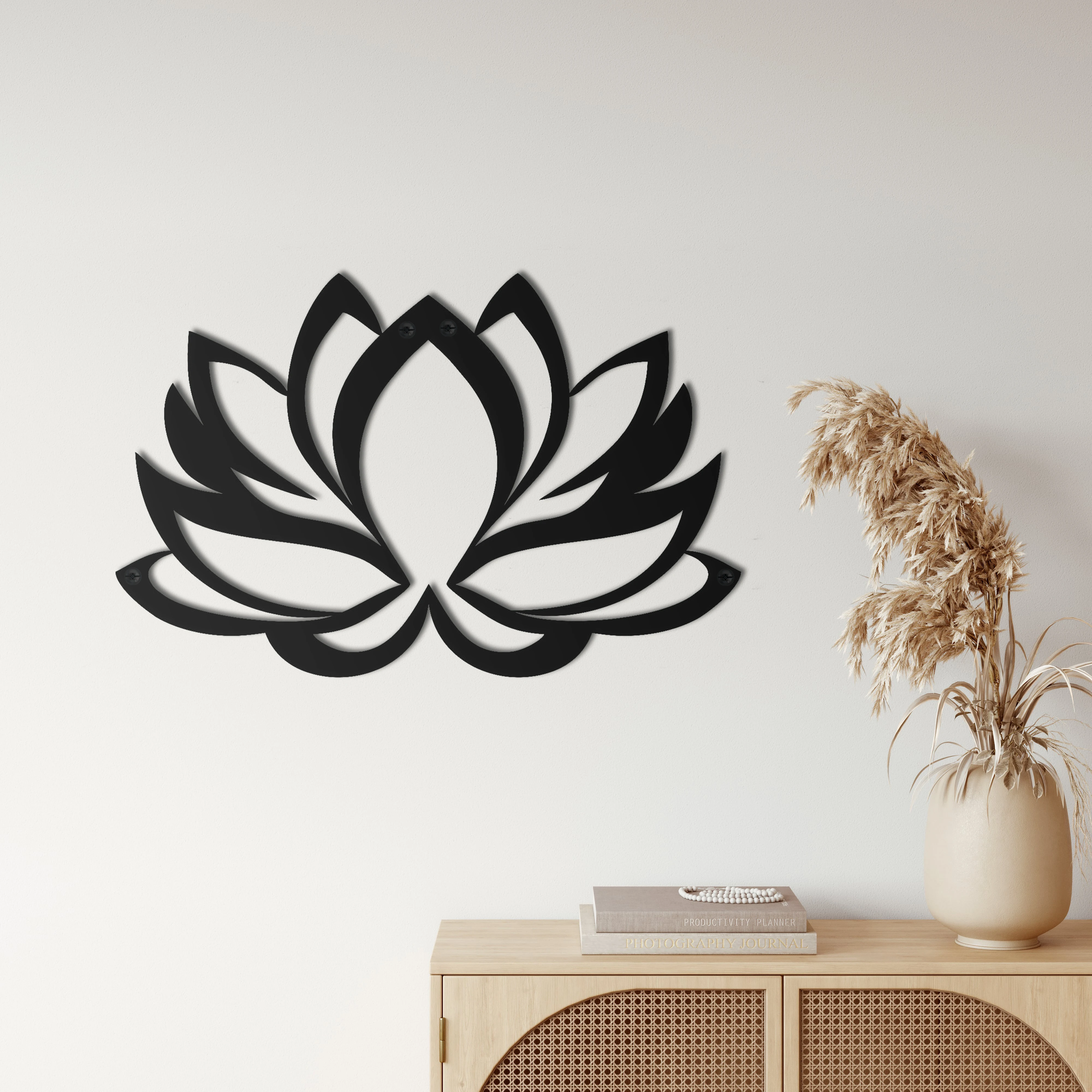 

Настенный декор Lotus, Металлический Настенный декор, металлические настенные подвески, украшение для дома, знак в виде цветка лотоса, настенн...